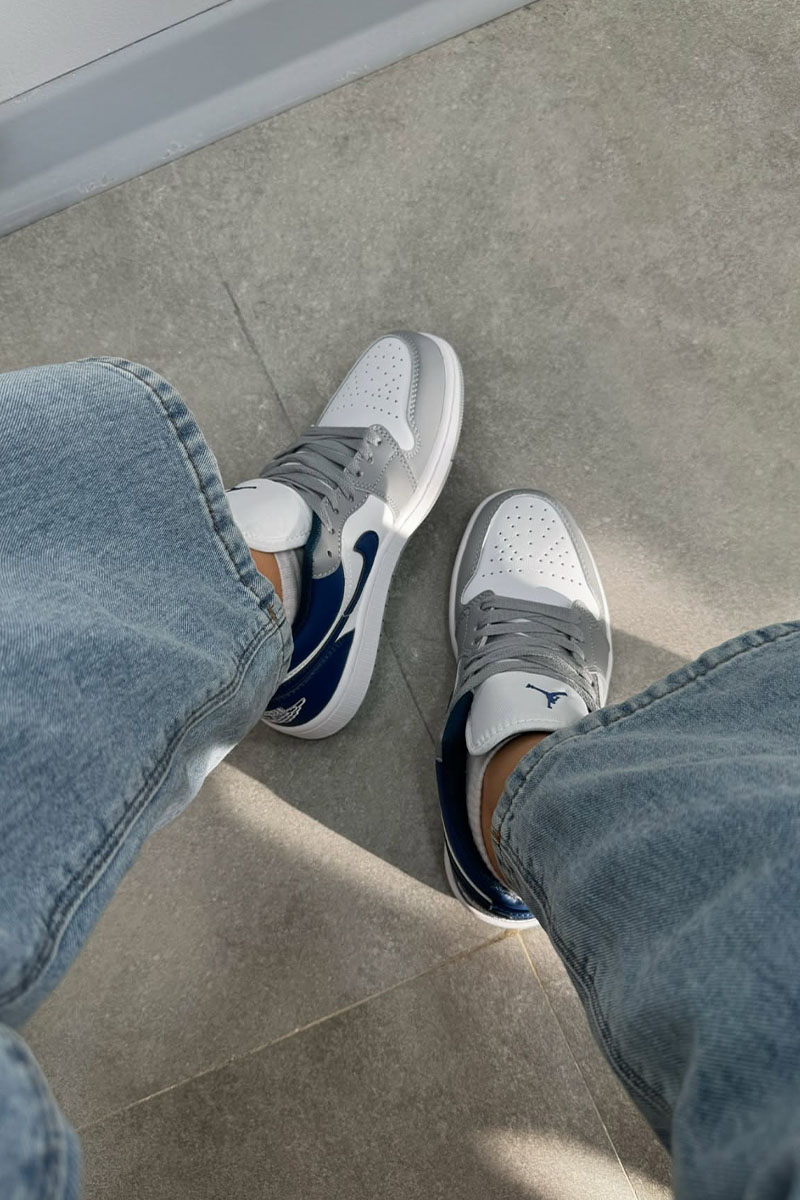 Nike Кроссовки AJ1 Low "Stealth French Blue"