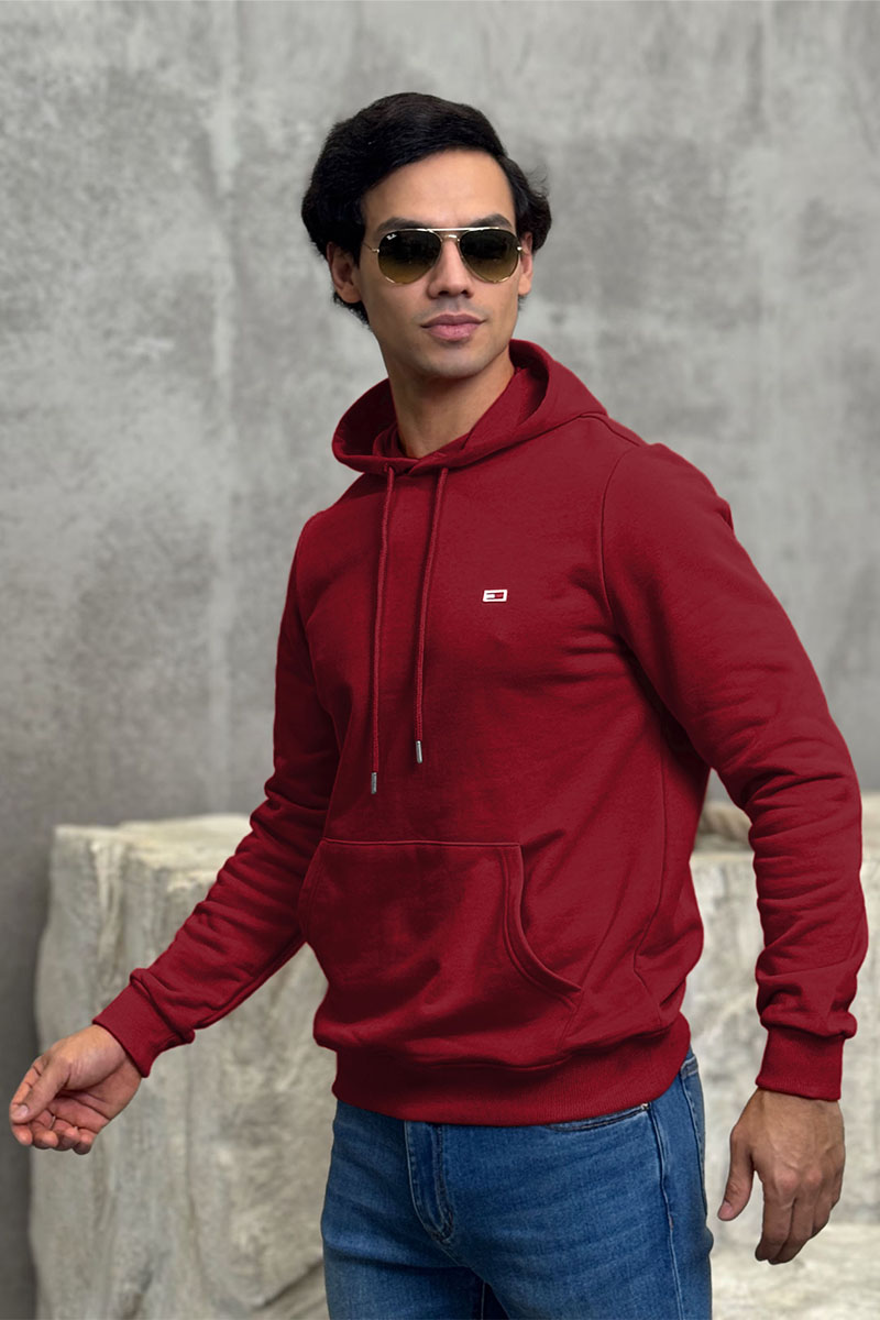 Tommy Hilfiger Мужское худи бордового цвета 