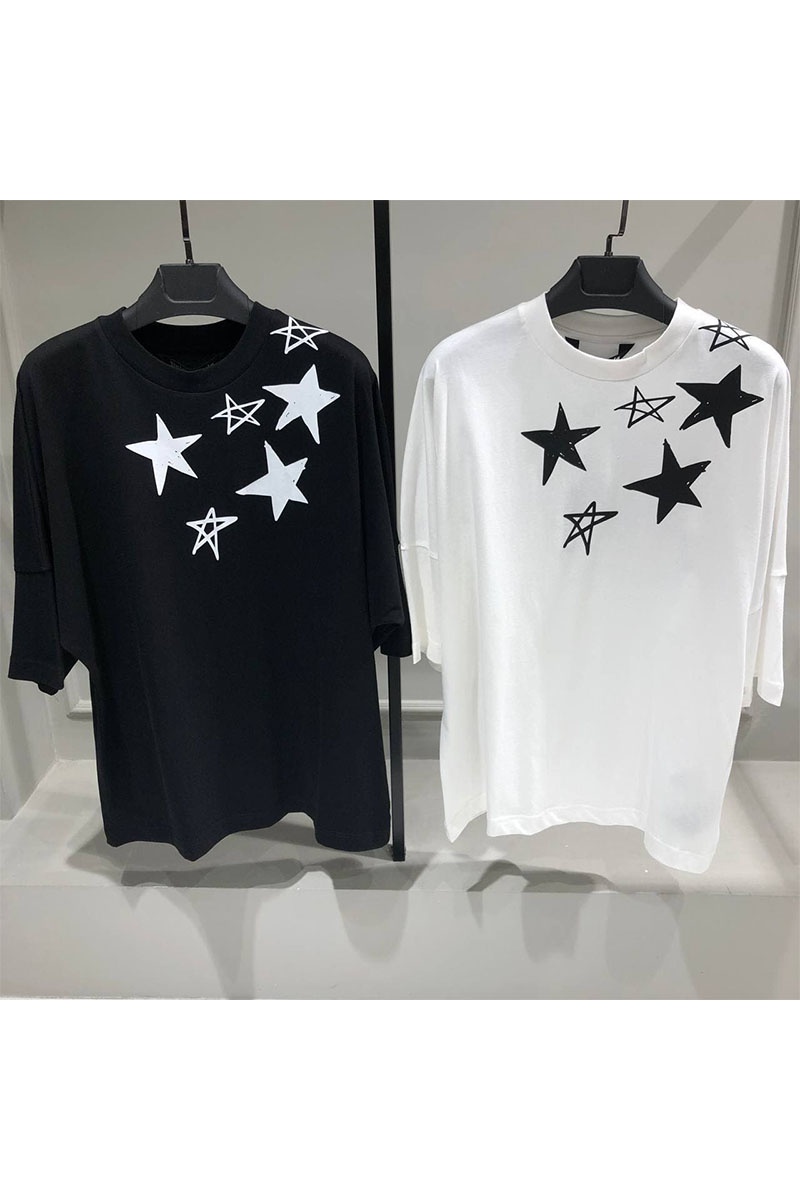 Palm Angels Мужская оверсайз футболка "Stars" - White