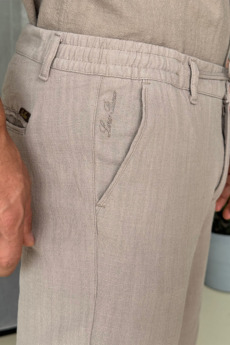 Loro Piana Мужской костюм бежевого цвета 