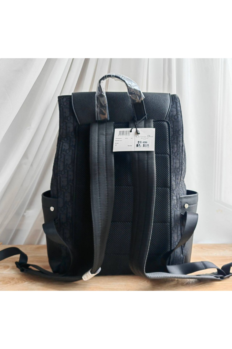 Dior Рюкзак Oblique Jacquard 42x30 см - Black