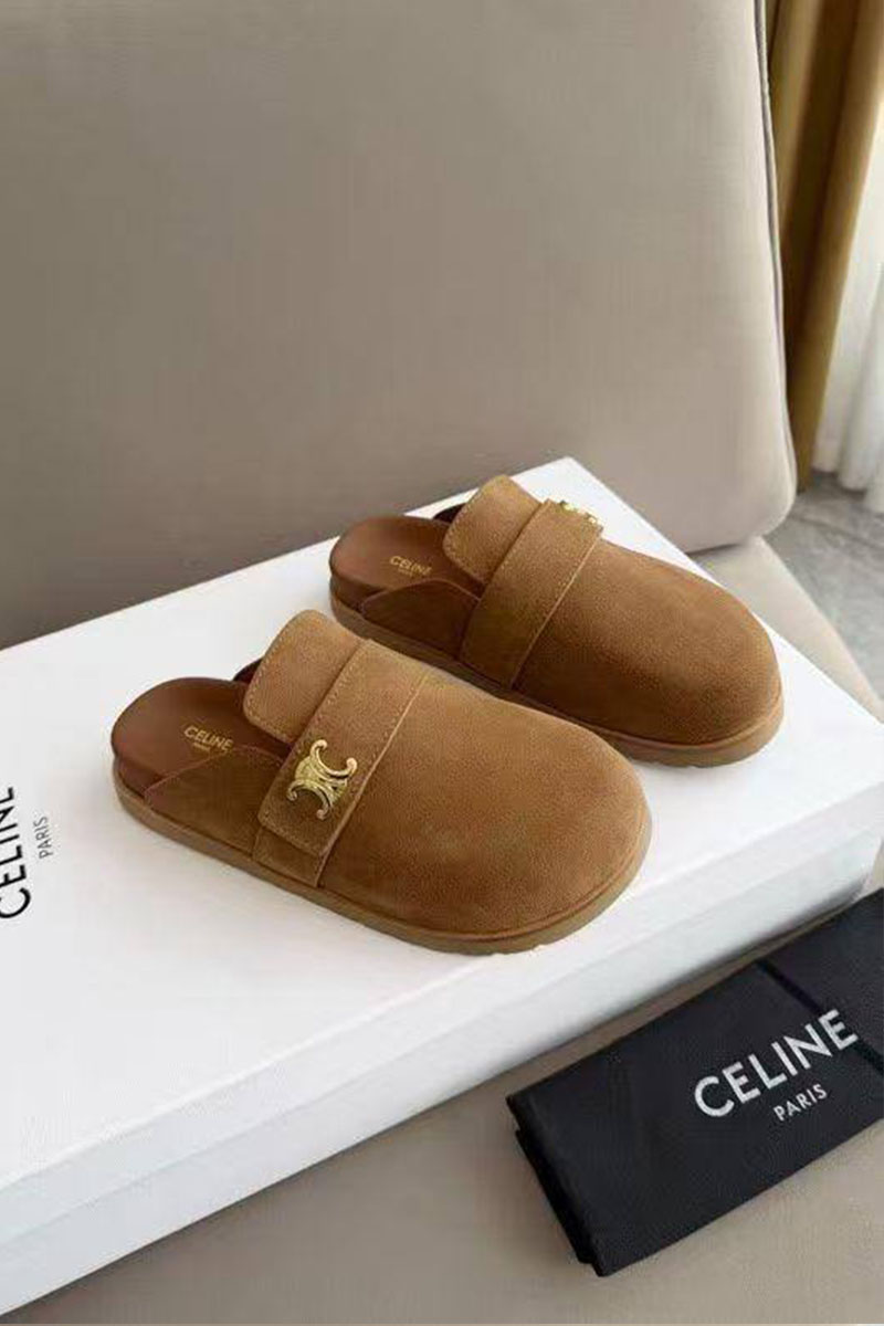 Celine Женские замшевые мюли 