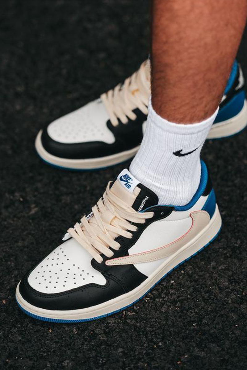 Nike Кроссовки Travis Scott x Fragment x AJ1 Low