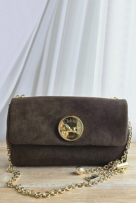 Замшевая сумка Small Heritage 28x17 см