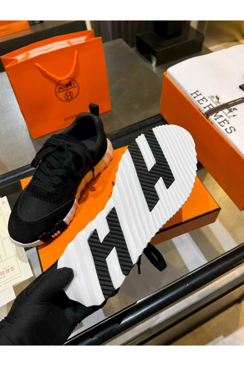 Hermes Женские комбинированные кроссовки Bouncing premium