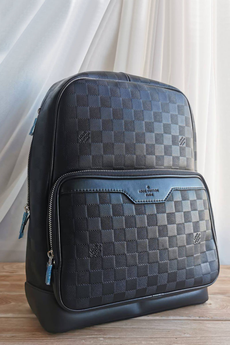 Lоuis Vuittоn Кожаный рюкзак Damier Infini 40x30x13 см