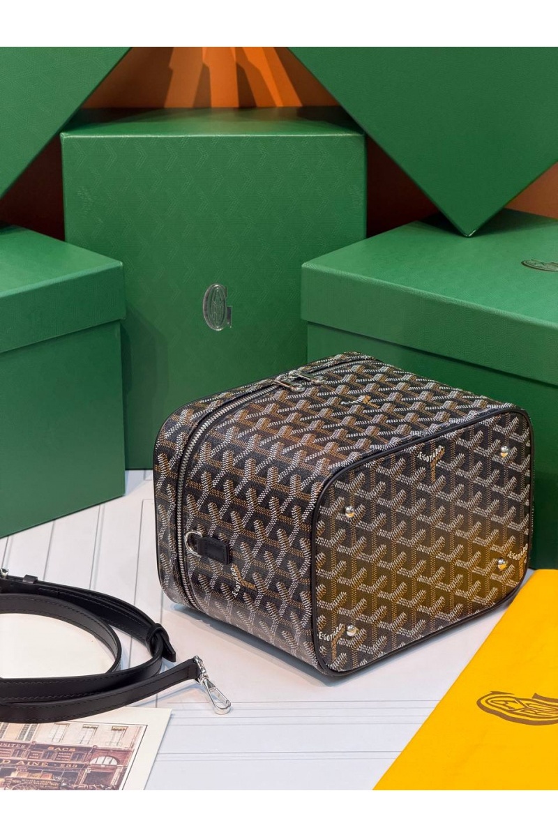 Designer Clothing Кожаная сумка Goyard Muse Vanity Case ​premium 20x16x14 см
