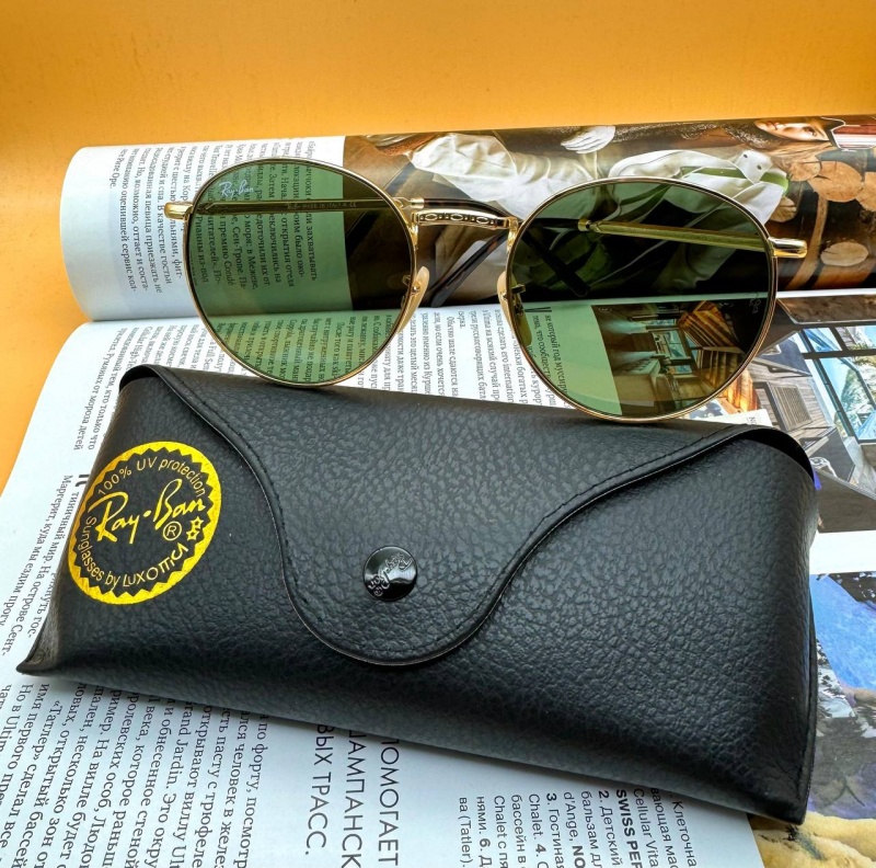 Ray-Ban Солнцезащитные очки New Round - Green