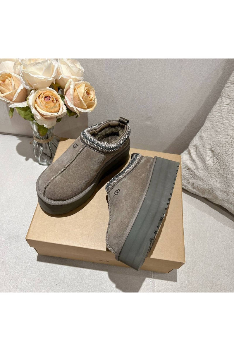 UGG Женские замшевые ботинки Tazz Platform - Brown