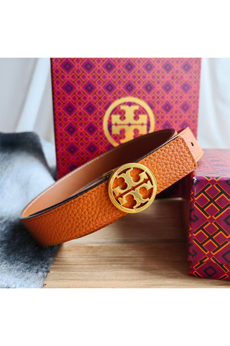 Designer Clothing Двусторонний кожаный ремень Tory Burch - длина 80 / 85 см (3 расцветки)