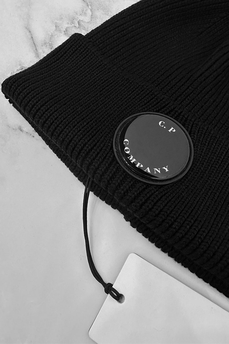 C.P. Company Шапка Single Lens - Black