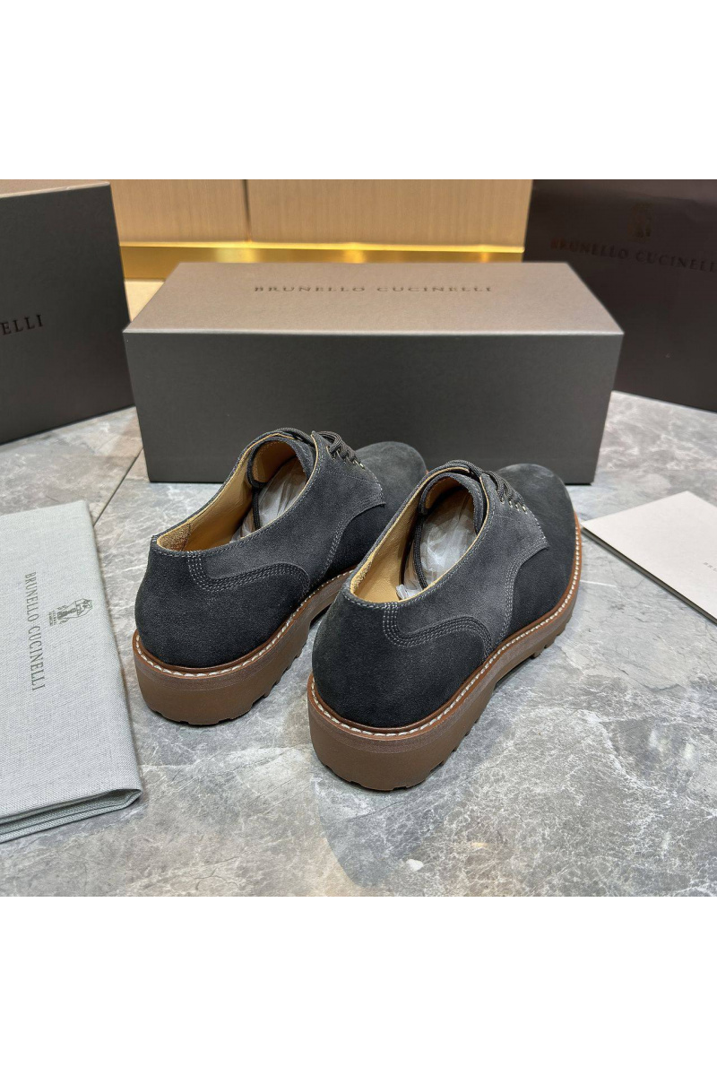 Brunеllо Сuсinеlli Замшевые ботинки серого цвета