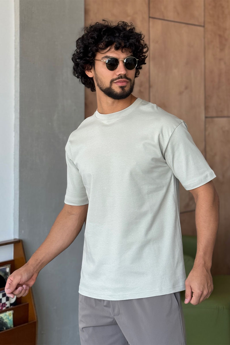 Y-3 Yohji Yamamoto Мужская бежевая футболка 