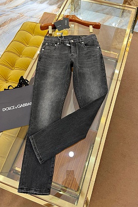 Мужские чёрные джинсы slim fit Premium