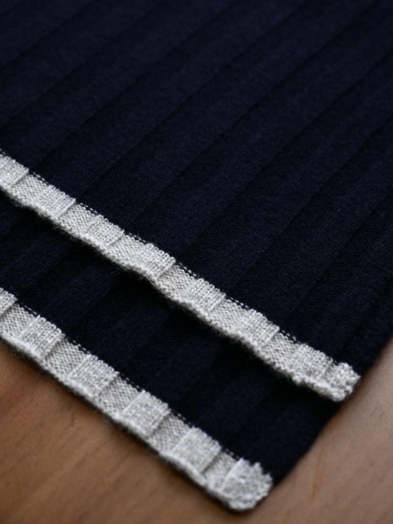 Brunеllо Сuсinеlli Кашемировый шарф Premium - Navy