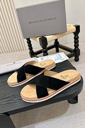 Замшевые шлёпанцы Crossover