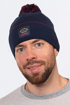 Шапка на флисе logo-badge - Navy