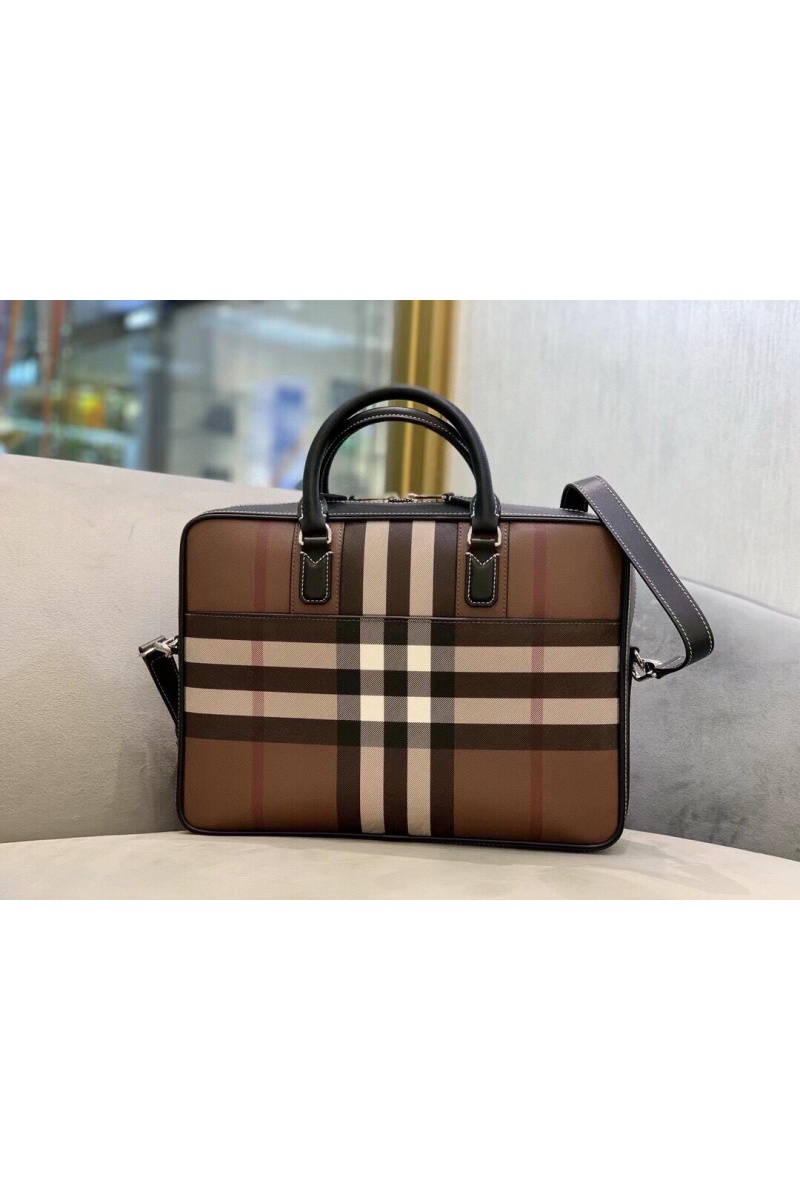 Burberry Кожаный портфель Premium 38x28x9 см