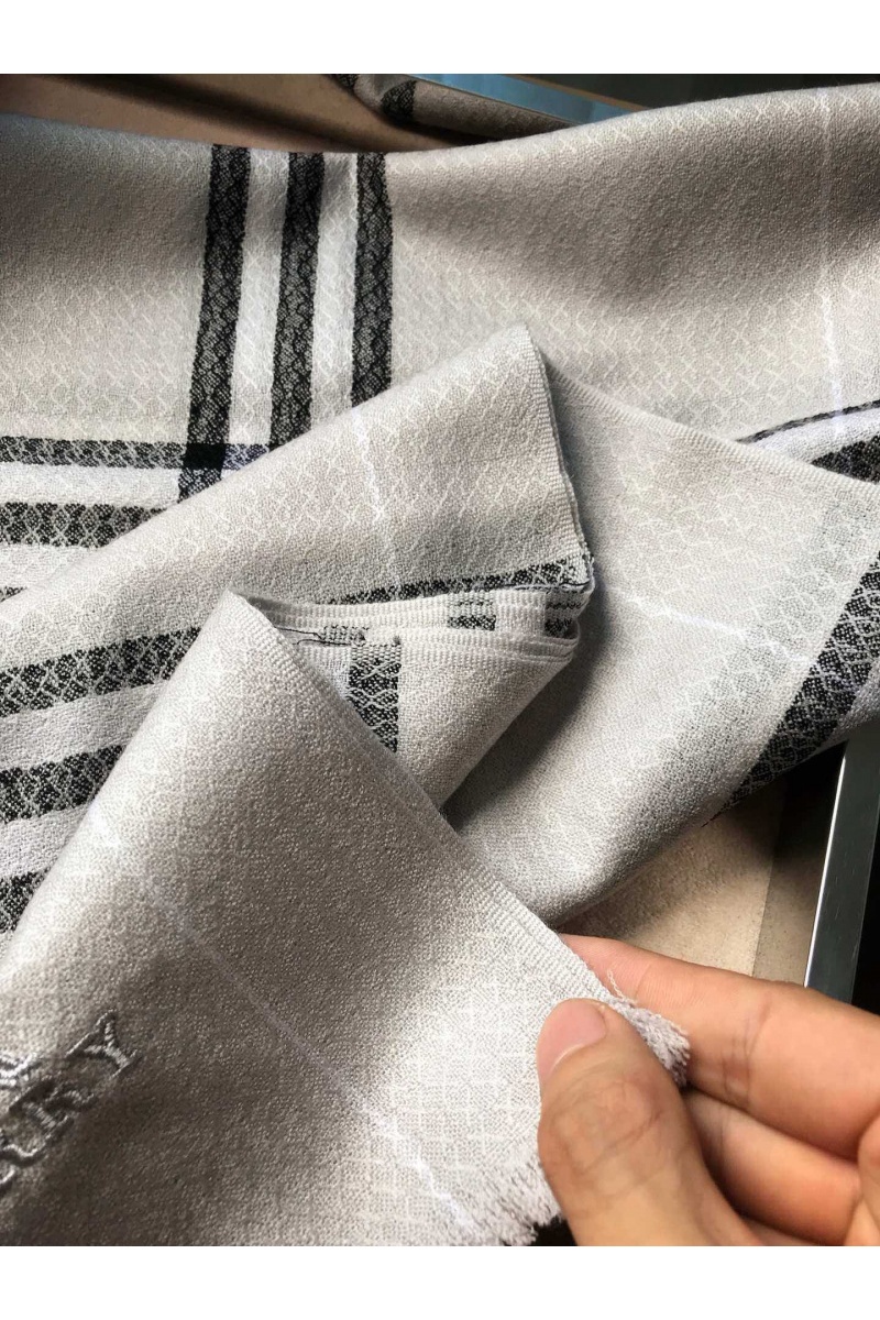 Burberry Шарф Check premium 182x71 см - Grey