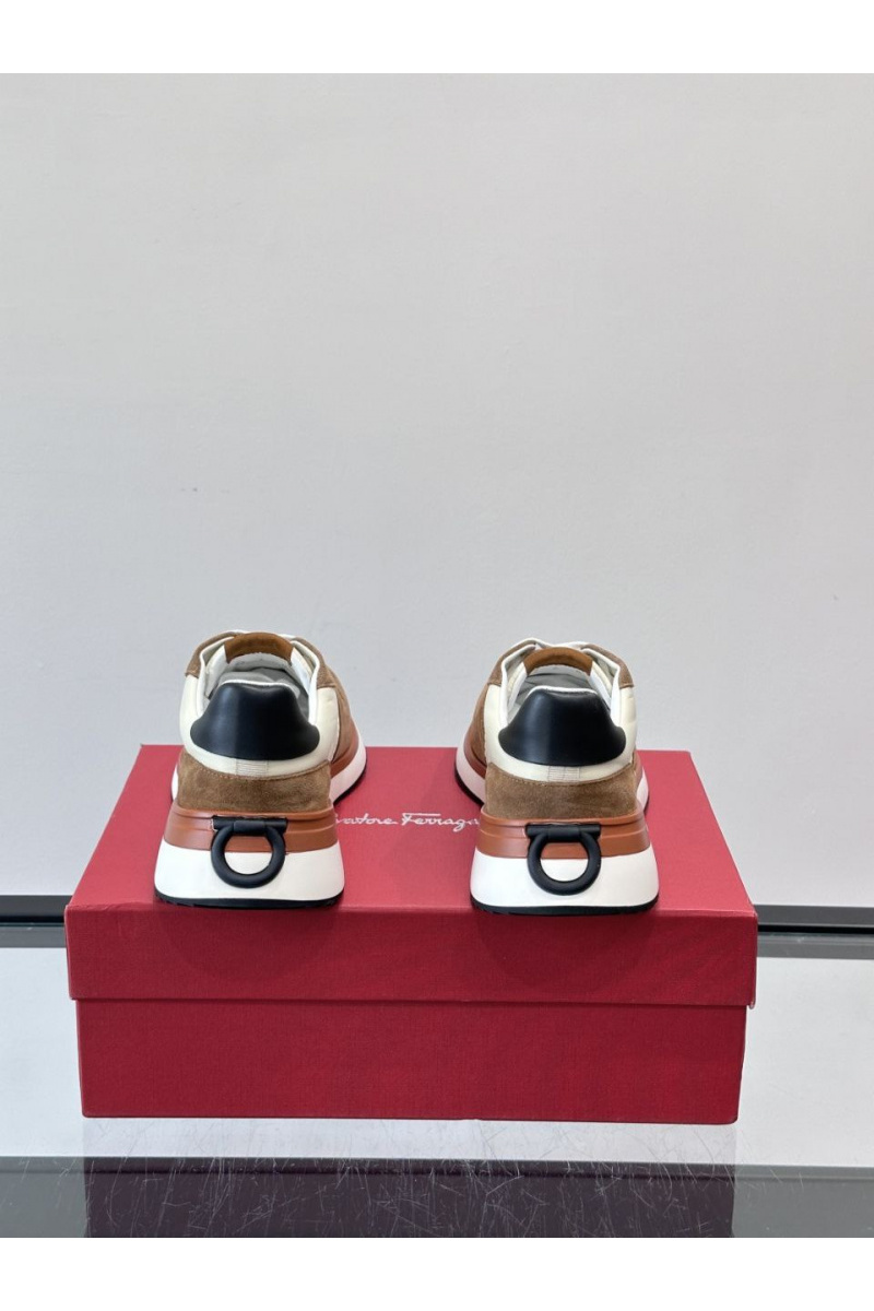 Salvatore Ferragamo Мужские комбинированные кроссовки
