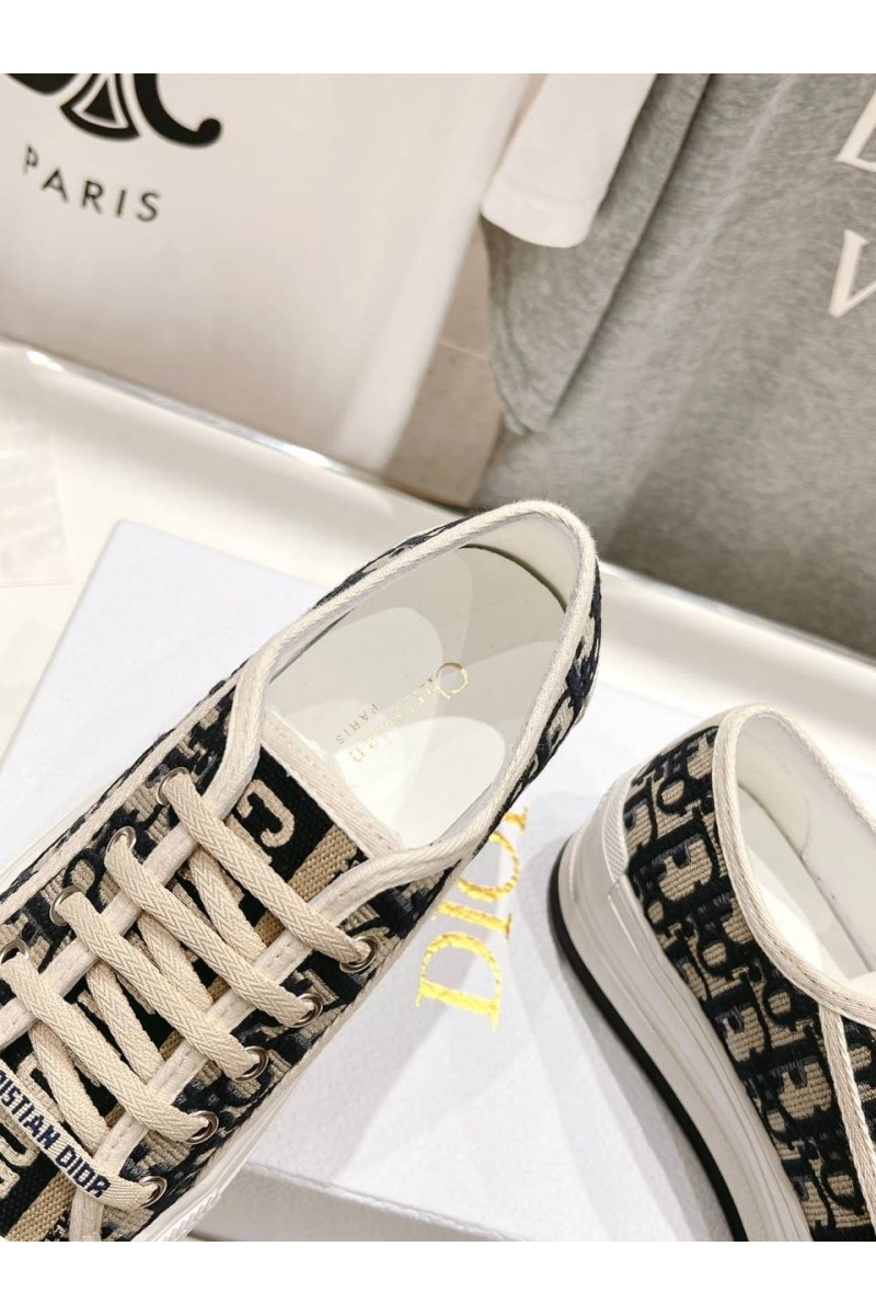 Dior Женские кроссовки Walk'n'Dior Oblique motif