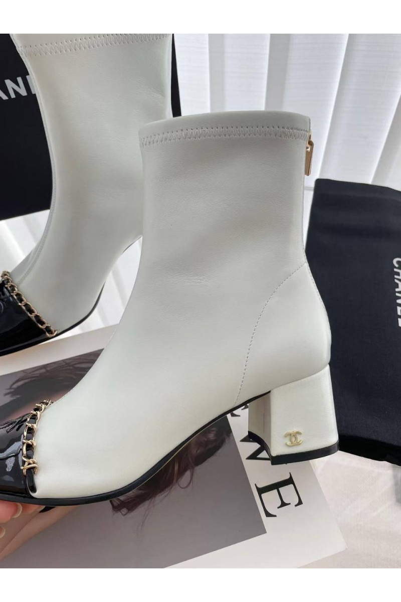 Chаnеl Женские кожаные сапоги premium