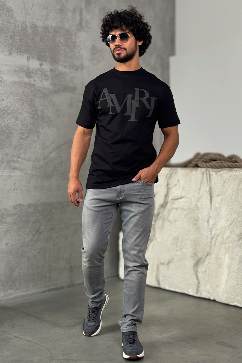Calvin Klein Мужские джинсы signature selvedge - Grey 