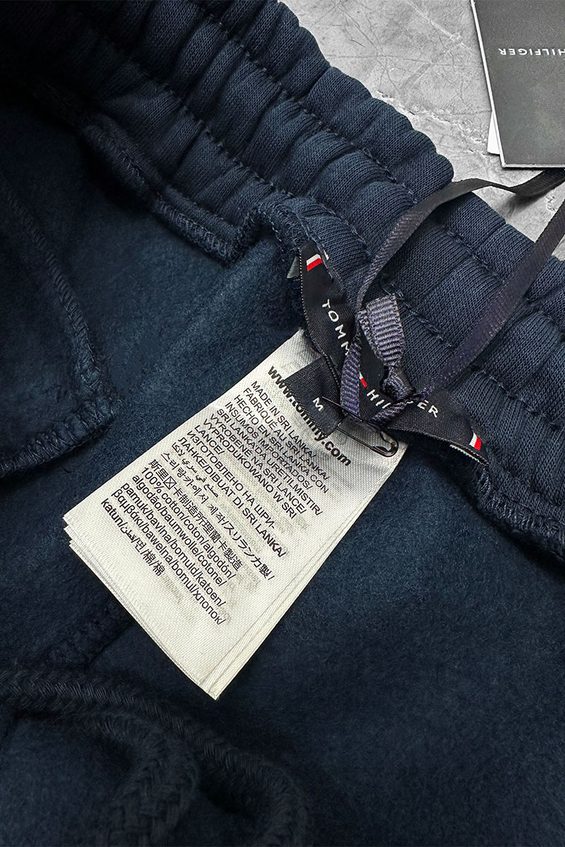 Tommy Hilfiger Тёмно-синие штаны на флисе 