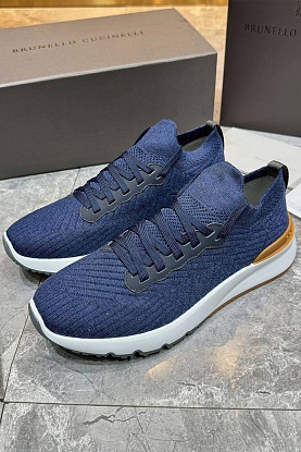 Мужские кроссовки knitted - Dark Blue