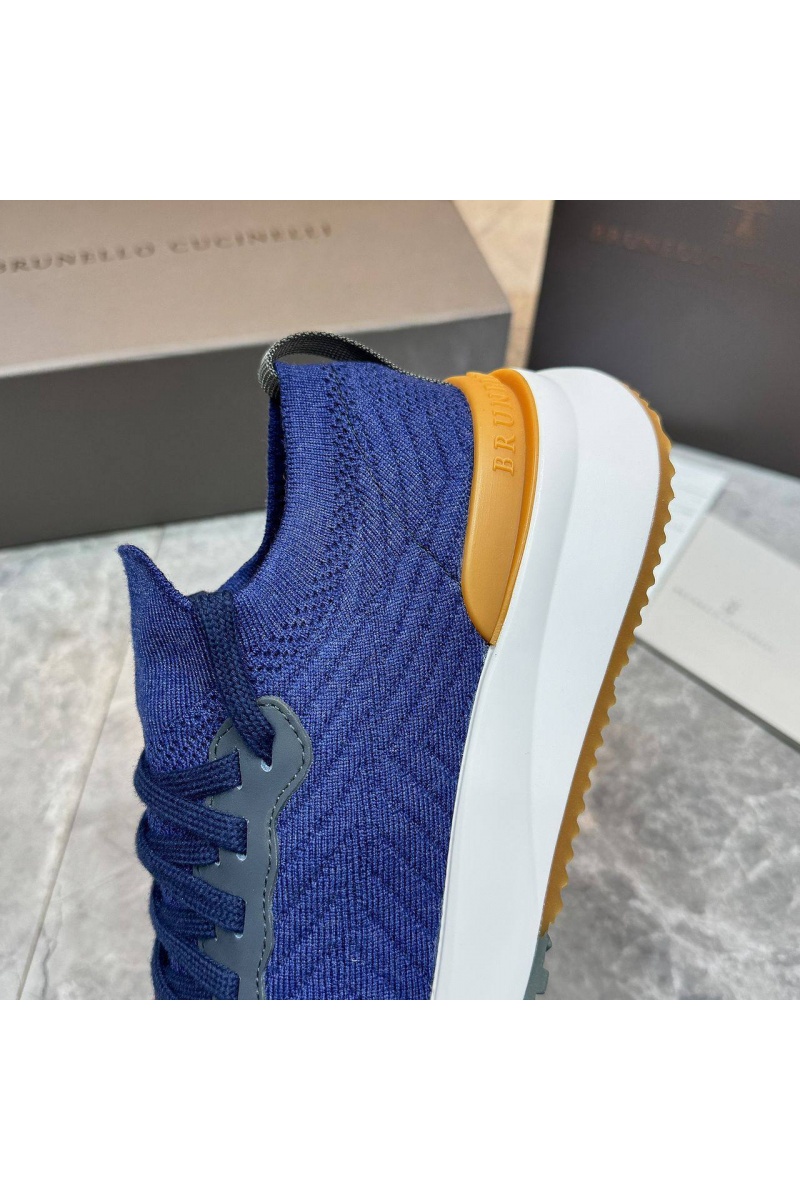 Brunеllо Сuсinеlli Мужские кроссовки knitted - Blue