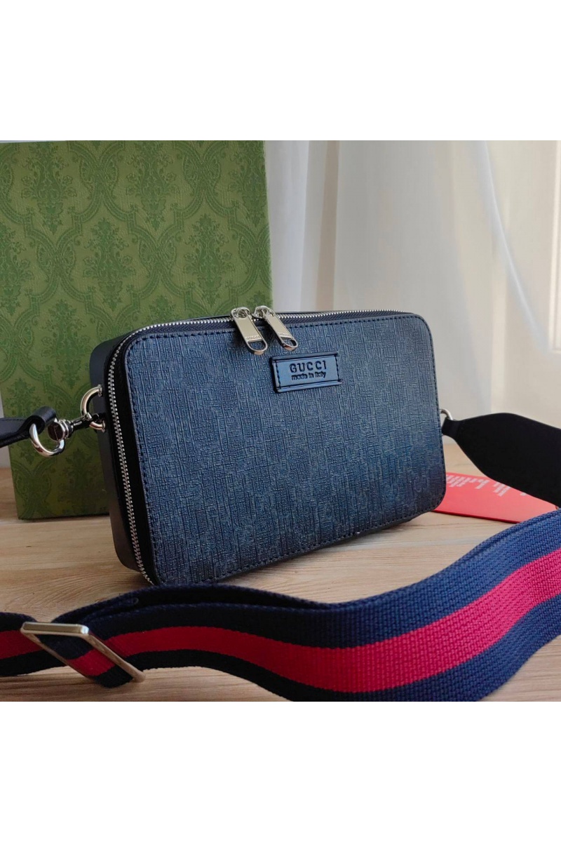 Gucci Мужская сумка на плечо с узором GG Supreme 22x14 см