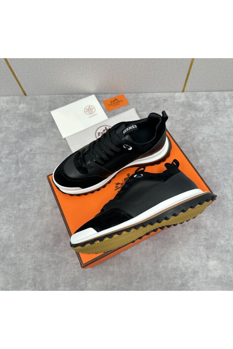 Hermes Мужские кроссовки Leader - Black
