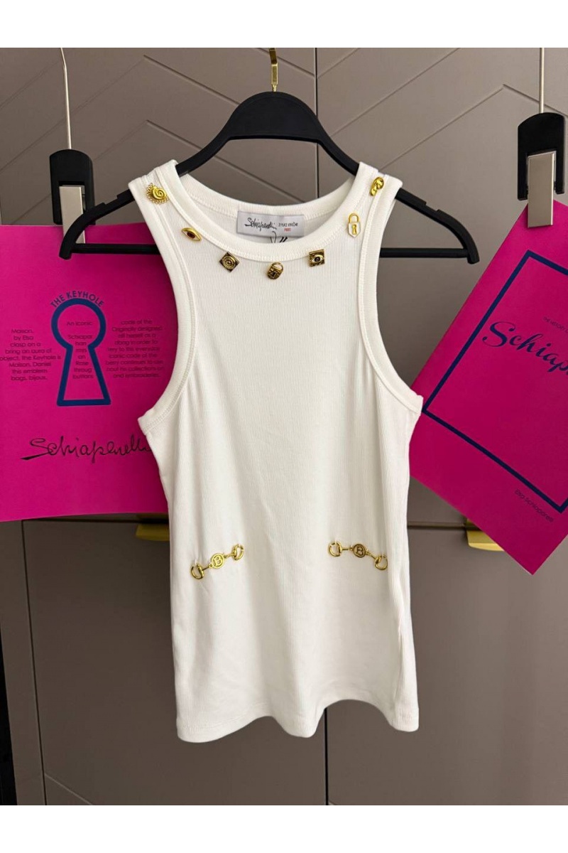 Schiaparelli Женская майка premium - White