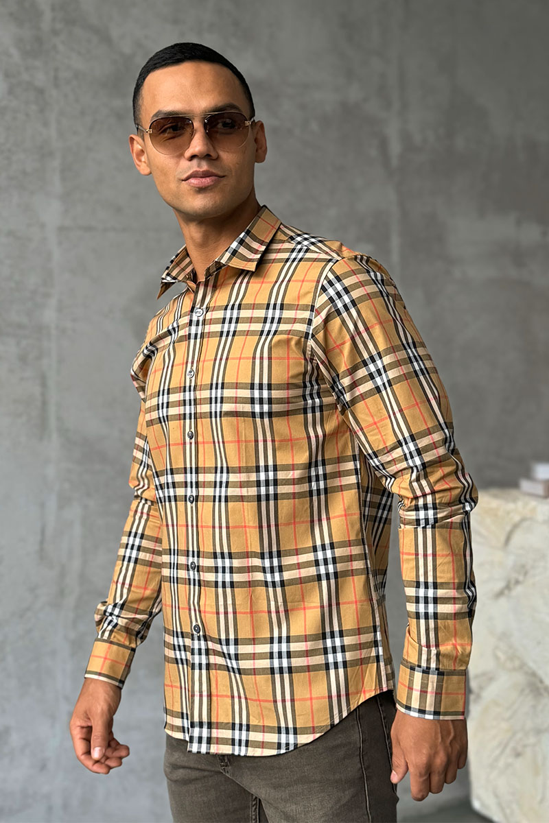 Burberry Классическая бежевая рубашка