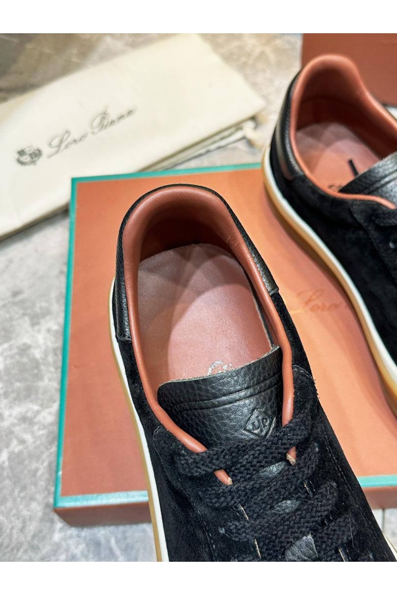 Loro Piana Мужские замшевые кроссовки Tennis Walk