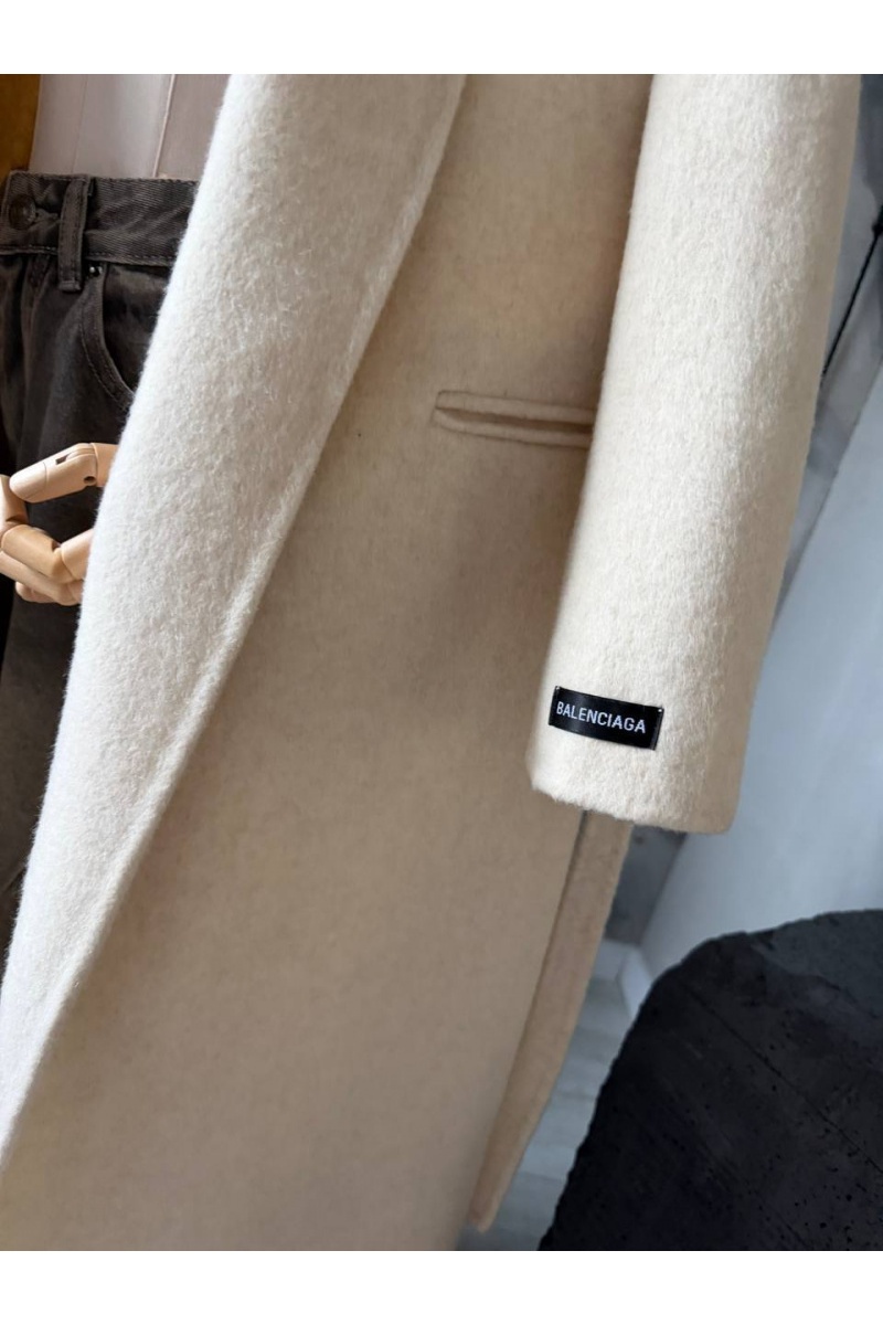 Balenciaga Женское шерстяное пальто premium