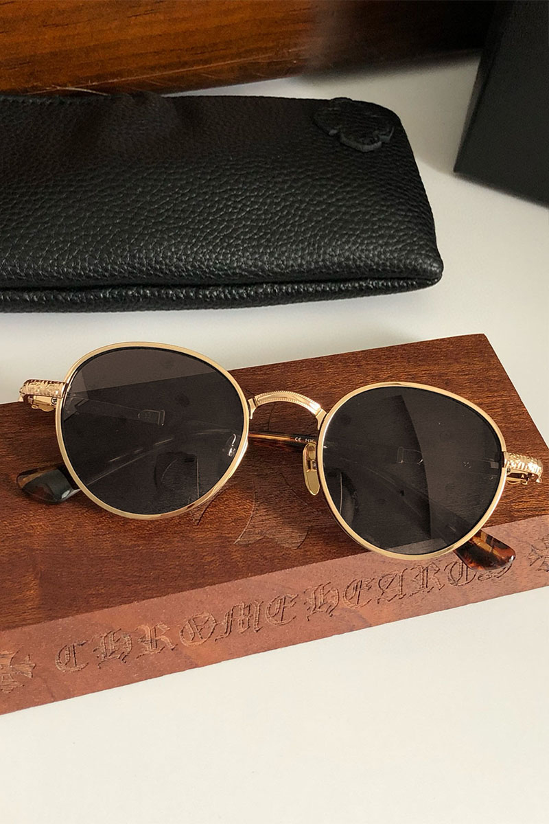Chrome Hearts Солнцезащитные очки Metal Oval
