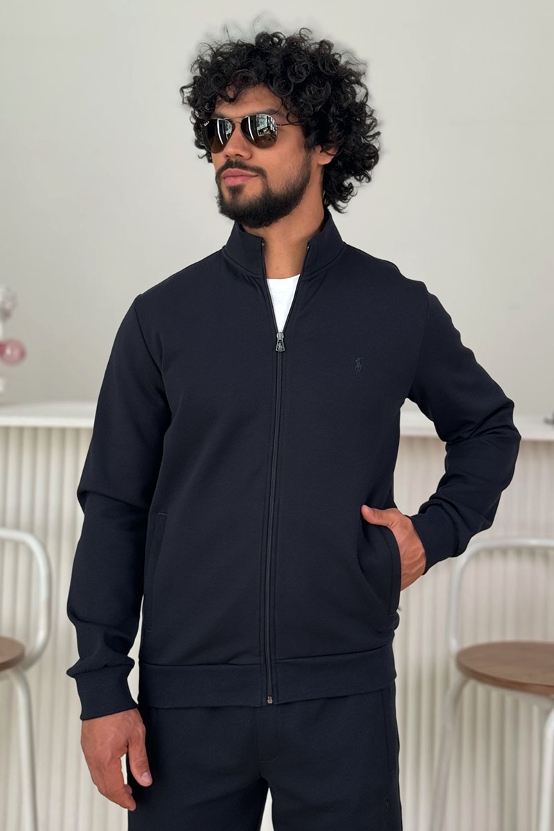 Polo Ralph Lauren Тёмно-синяя кофта на молнии 