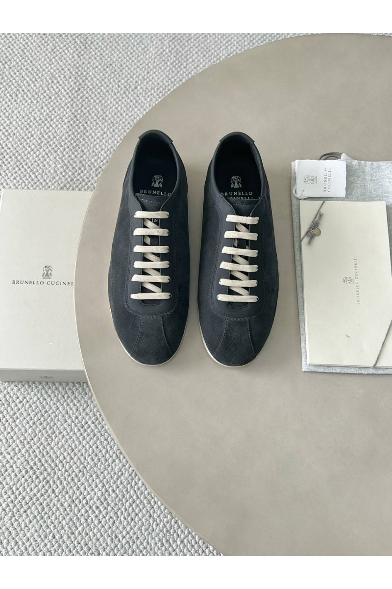 Brunеllо Сuсinеlli Замшевые кроссовки Premium - Grey