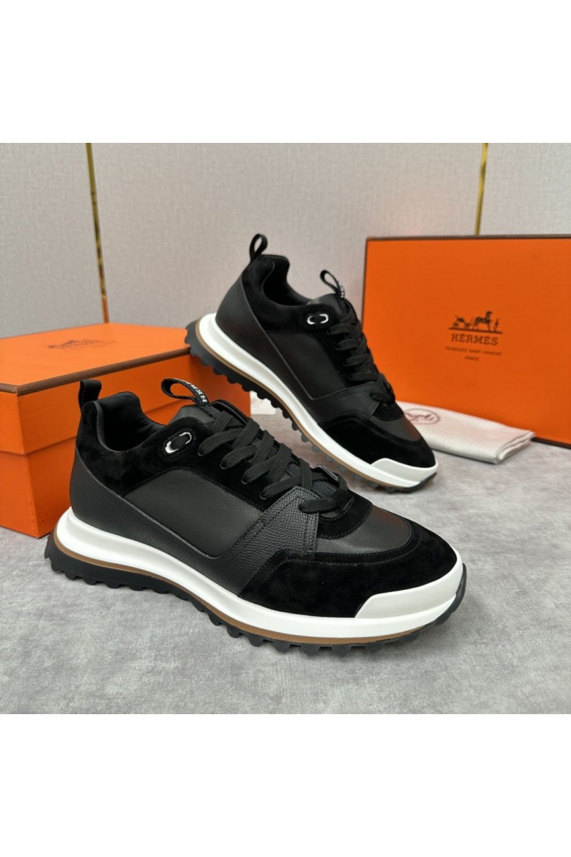 Hermes Мужские кроссовки Leader - Black