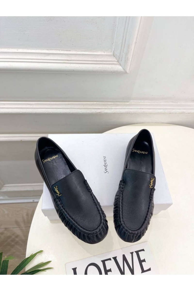 Yves Saint Laurent Женские кожаные лоферы premium