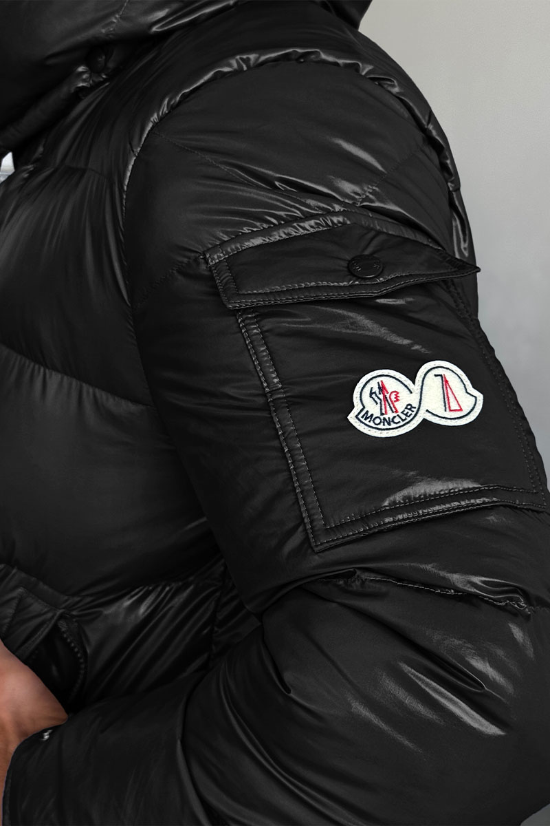 Moncler Мужской пуховик Maya 70 - Black 