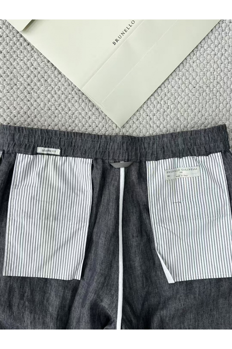 Brunеllо Сuсinеlli Льняные брюки Premium - Grey