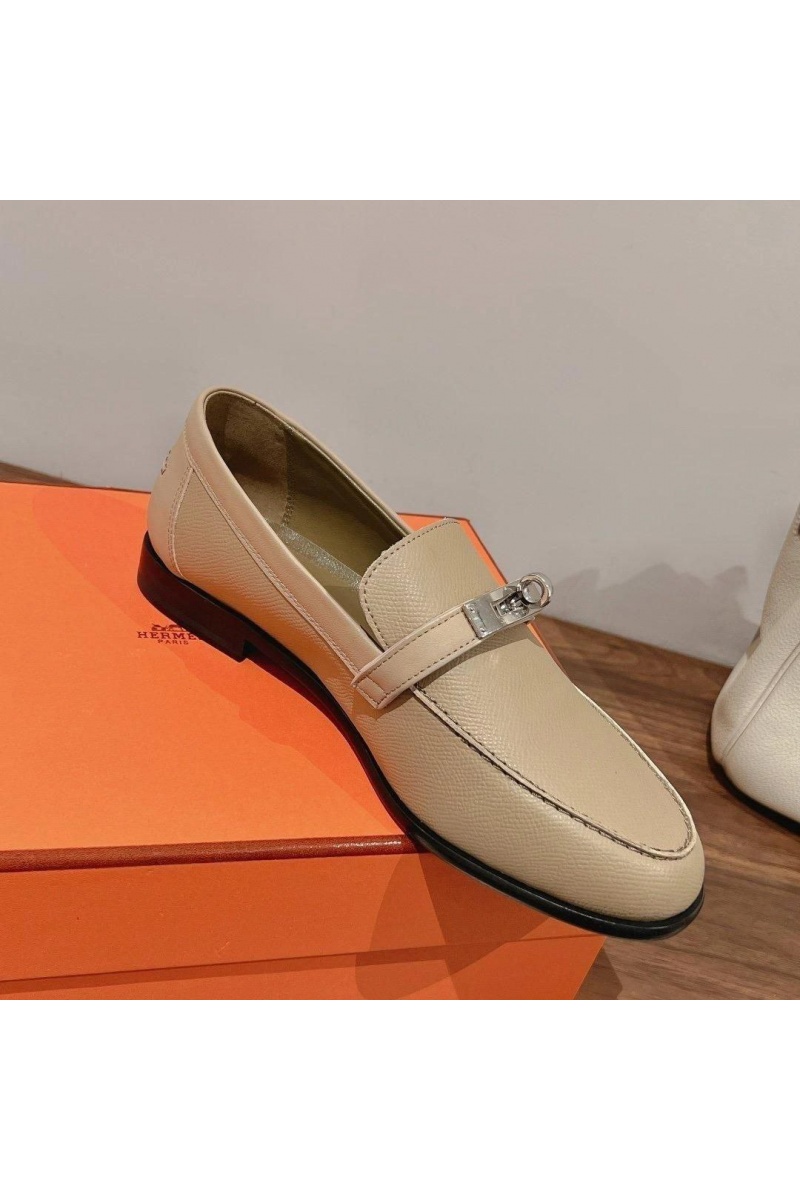 Hermes Женские кожаные лоферы 