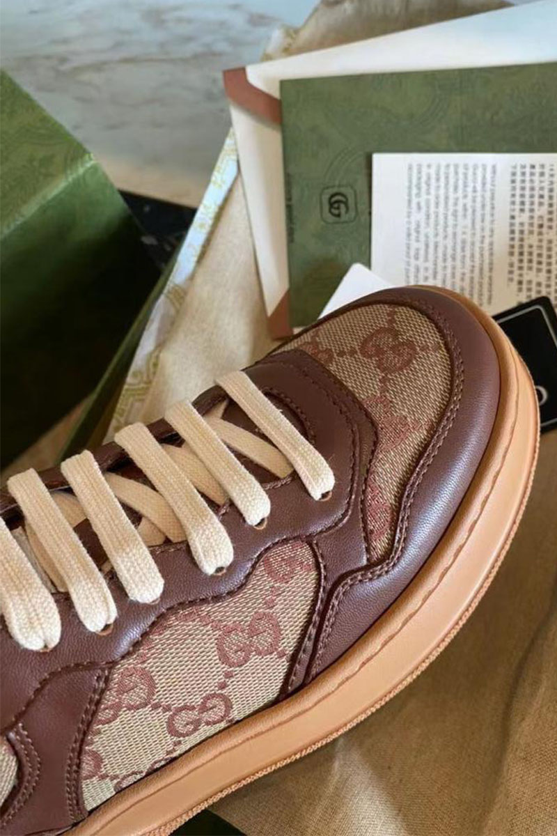 Gucci Мужские бежевые кроссовки