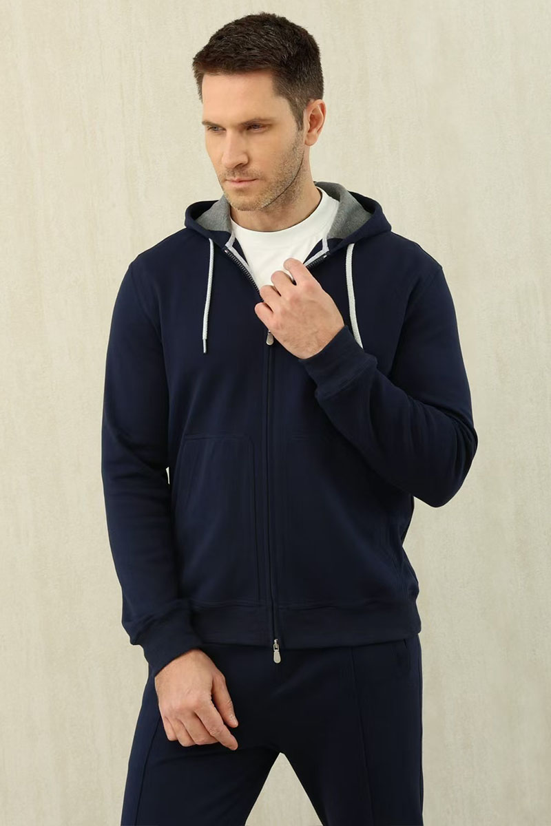 Brunеllо Сuсinеlli Кофта на молнии Premium - Navy
