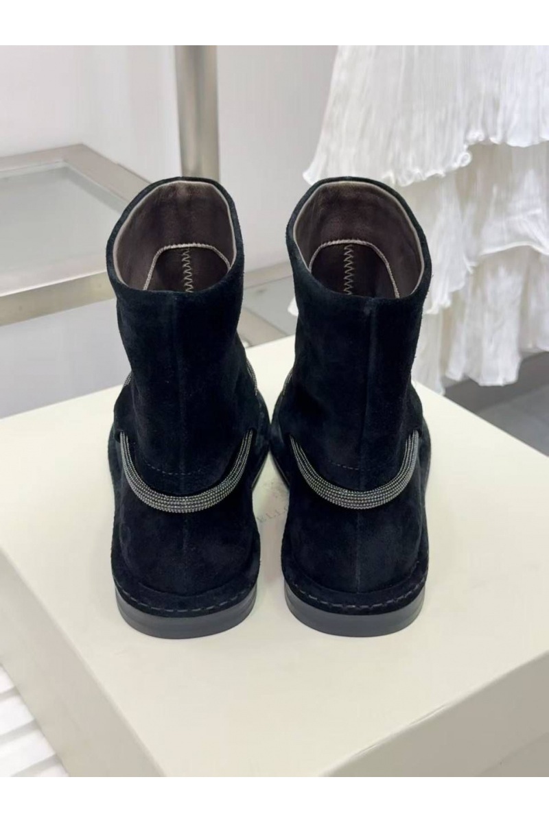 Brunеllо Сuсinеlli Женские замшевые сапоги premium - Black