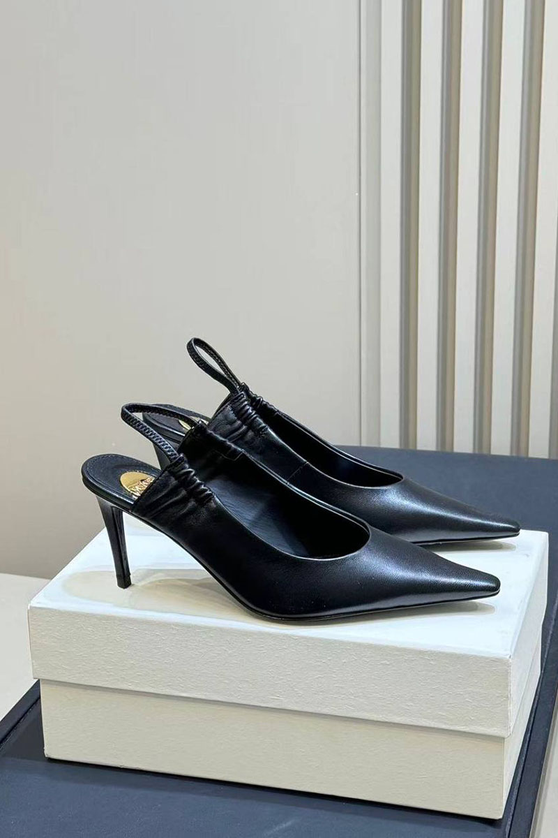Yves Saint Laurent Женские кожаные туфли premium