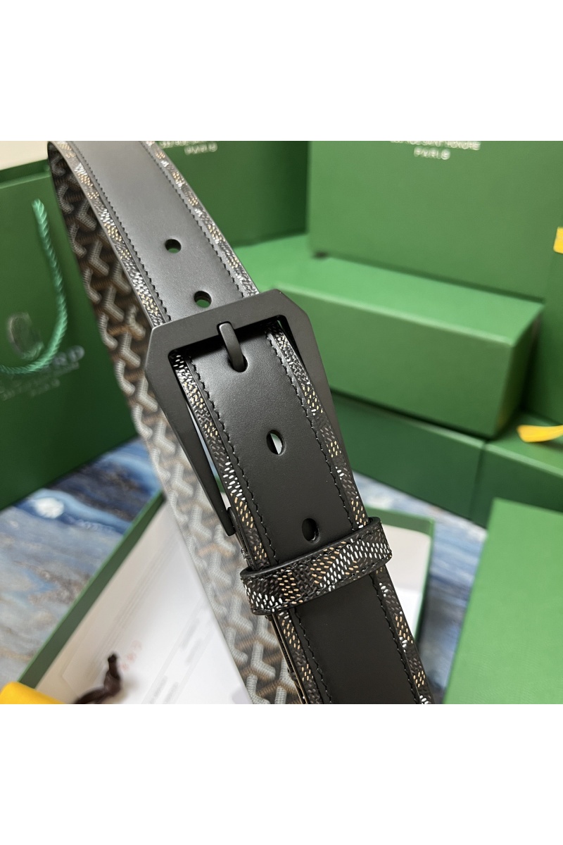 Designer Clothing Кожаный ремень Goyard Honore Goyardine premium