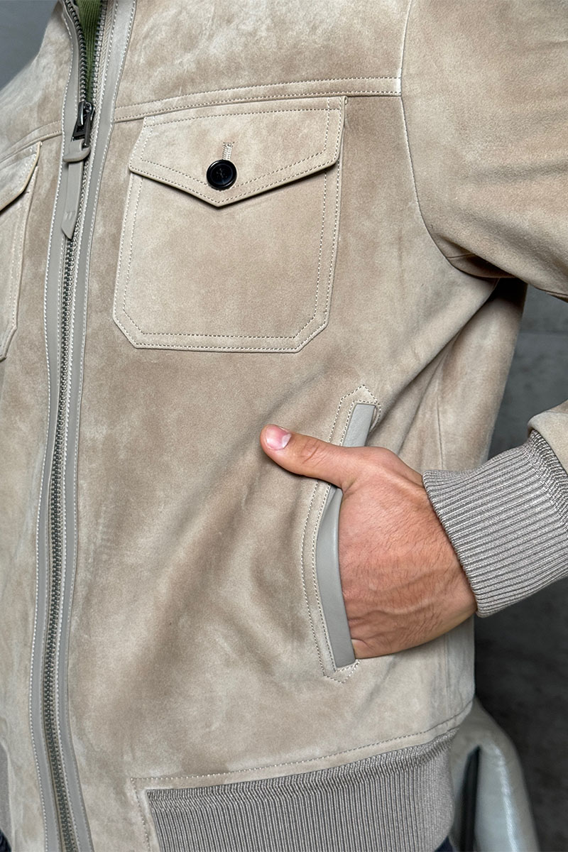 Tom Ford Мужская кожаная куртка premium